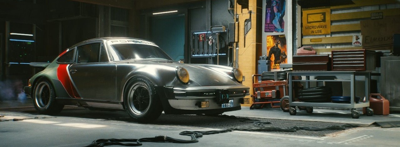 Gracze zmieniają Cyberpunka 2077 w prawdziwy symulator. Jeżdżąc po Night City czas zwrócić uwagę na paliwo i temperaturę oleju, źródło grafiki: Cyberpunk 2077 | CD Projekt RED.