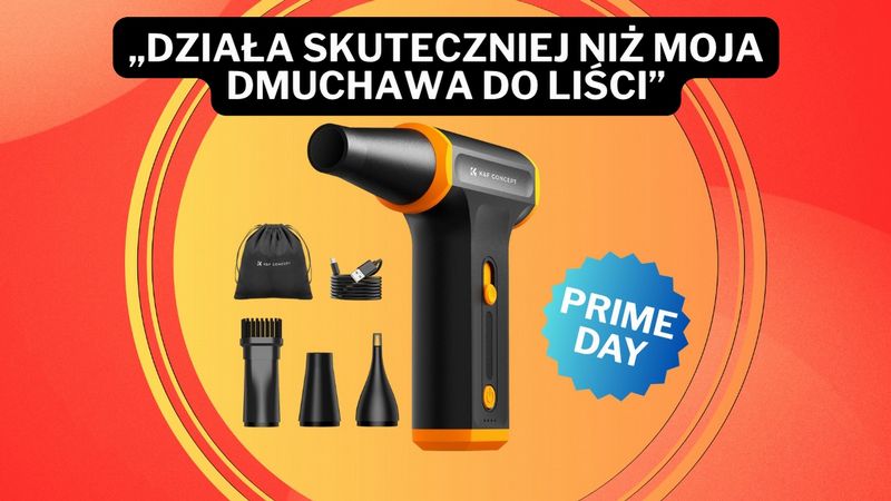 Osiąga 110 tys. obrotów na minutę, a użytkownicy nazywają ją „tornadem”! Bestsellerowa dmuchawa 12% taniej na Amazon Prime Day
