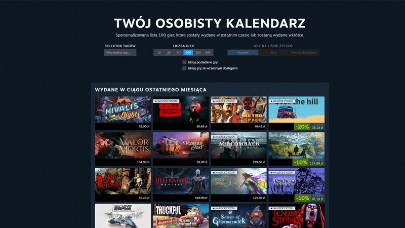 Steam wprowadza nową funkcję. Dzięki niej już nigdy nie przegapisz premiery gry, która Cię interesuje