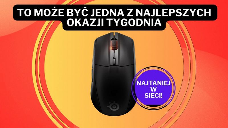 Amazon pozamiatał konkurencję! Bestsellerowa mysz SteelSeries z sensorem 18 000 DPI przeceniona do historycznego minimum