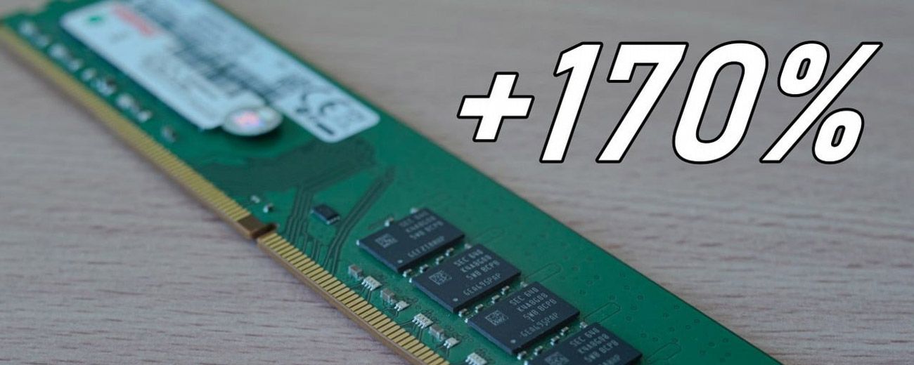 Eksperci przewidują, że to nie koniec podwyżek RAM-u; cena pamięci DDR4 może skoczyć o ponad 170%