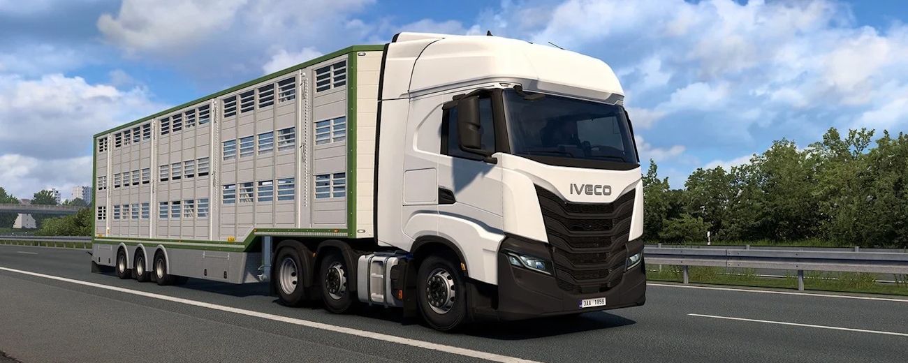 ETS2 stał się jeszcze bardziej realistyczny. Beta aktualizacji 1.61 przyniosła kompletną przebudową naczep do transportu zwierząt