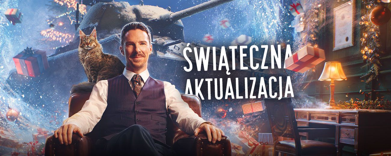 Operacje Świąteczne 2026 w World of Tanks - Benedict Cumberbatch zaprasza do zabawy!