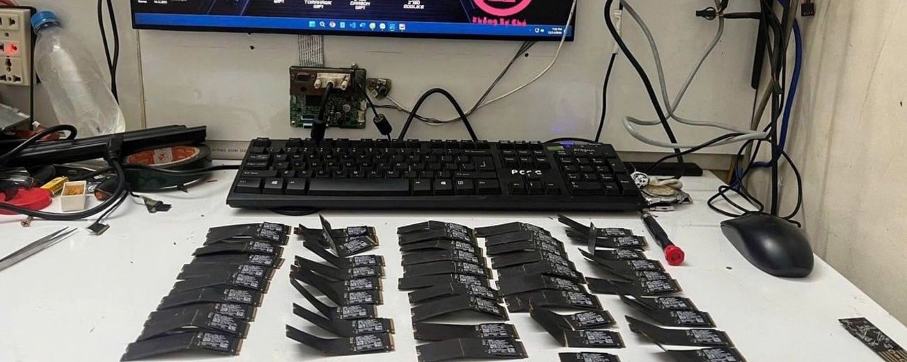 10-latek niszczy 50 dysków SSD o wartości około 12 500 zł, aby „sprawdzić ich stabilność”