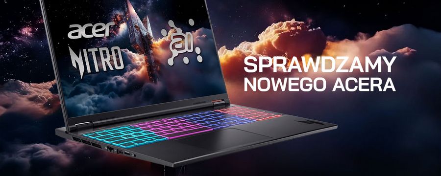 Praca w dzień, granie w nocy? Sprawdzamy możliwości Acera Nitro 16S AI