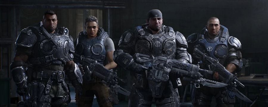 Xbox stanowczo zaprzecza plotkom, ale dobrze widoczne logo PS5 na grafice promocyjnej Gears of War: E-Day sugeruje co innego