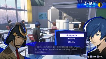 Persona 3 - Places Where People Dumped Their Waste in the Jomon Period Answer
