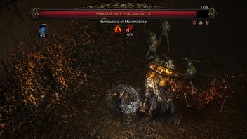 PoE 2 Mektul the Forgemaster in Molten Vault may be bugged
