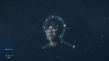 Hideo Kojima's Death Stranding 2 cameo appears as a constellation while you take a bath
