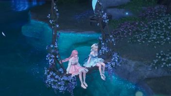 Answer to Blue Tears Bubbling Up hint in Infinity Nikki. Let’s complete Kindled Inspiration together