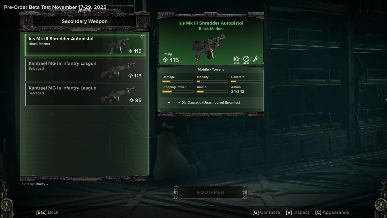 Warhammer 40K Darktide Weapon Stats Finesse And Rending Explained 