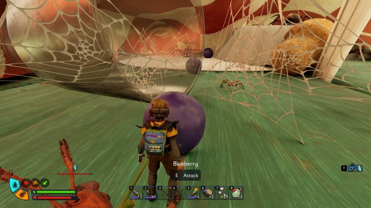 Berry location in Grounded 2. Get Blueberry and Lingonberry Leather easily, image source: Grounded 2, developer: Obsidian Entertainment, Eidos-Montréal.