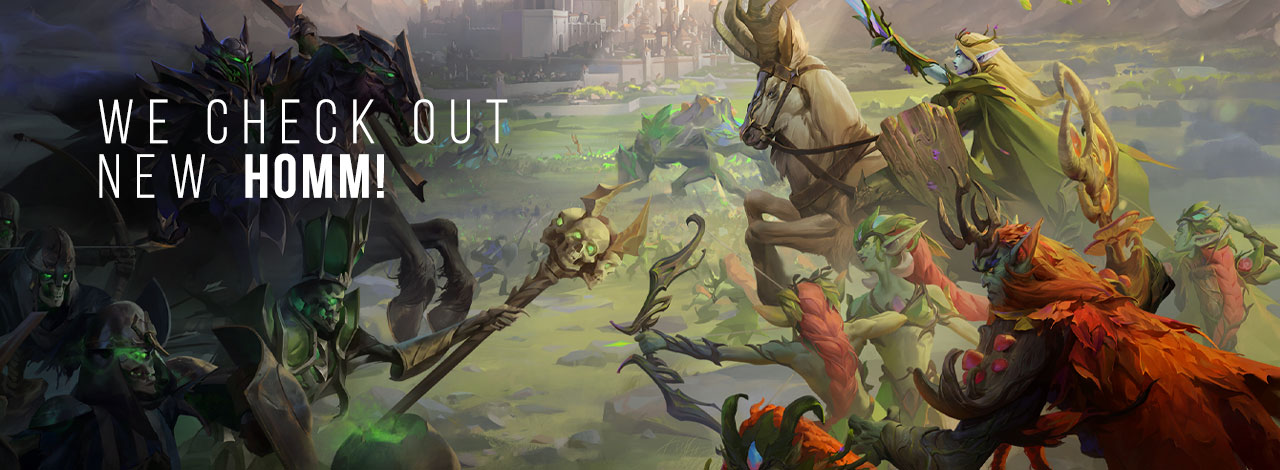 We played Heroes of Might and Magic: Olden Era. It's an evolution of proven ideas from previous installments