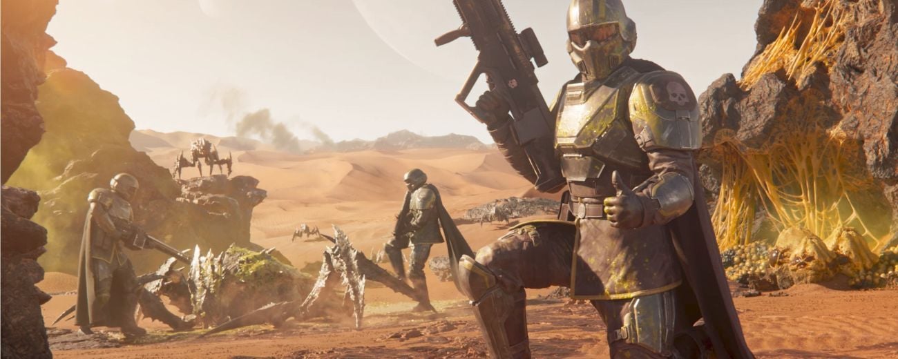 „Console war armistice” Helldivers 2 arrives on Xbox the same day Gears of War: Reloaded arrives on PS5