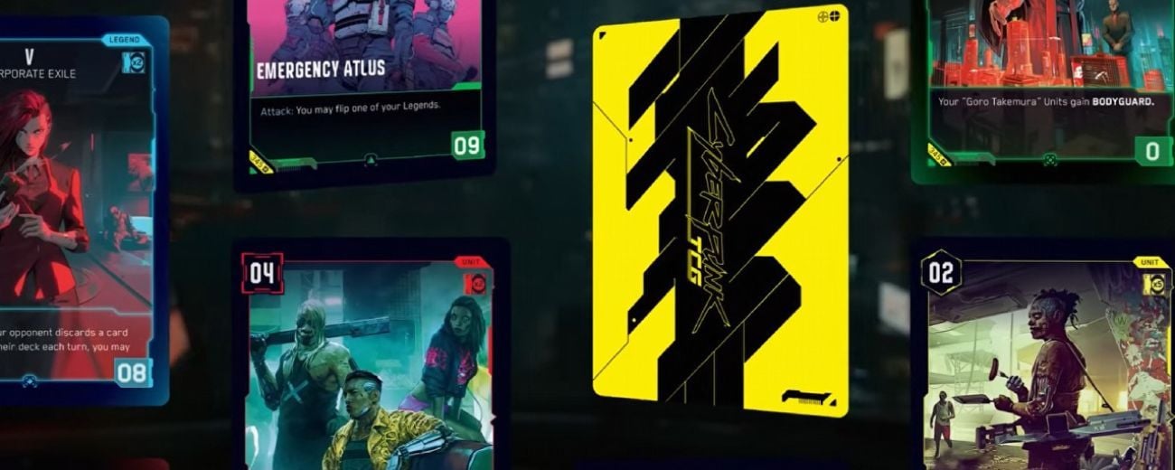 Cyberpunk 2077 and Edgerunners take on Pokemon. The official Cyberpunk TCG is coming