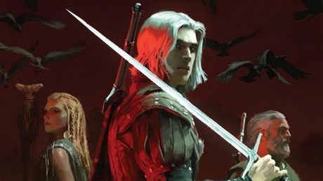 The Witcher Crossroads of Ravens cover has arrived. It’s Geralt like you’ve never seen him before