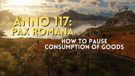 How to stop the consumption of goods in Anno 117? Problem with garum for the emperor