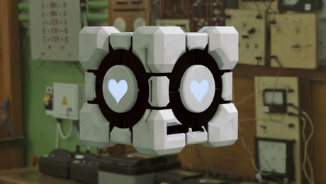 Players are already creating 'skins' for Steam Machine. Once purchased, you will be able to turn the hardware into a Portal Cube