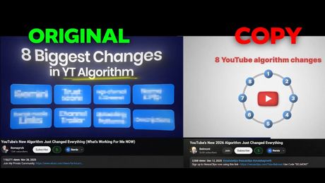 “This guy copied my video WORD FOR WORD.” A YouTuber claims his video was fully duplicated