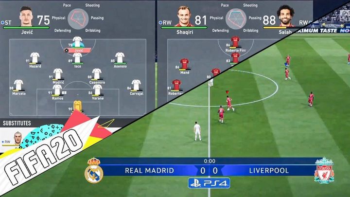 First Long Gameplay From FIFA 20 - Real Madrid vs Liverpool - gamepressure.com